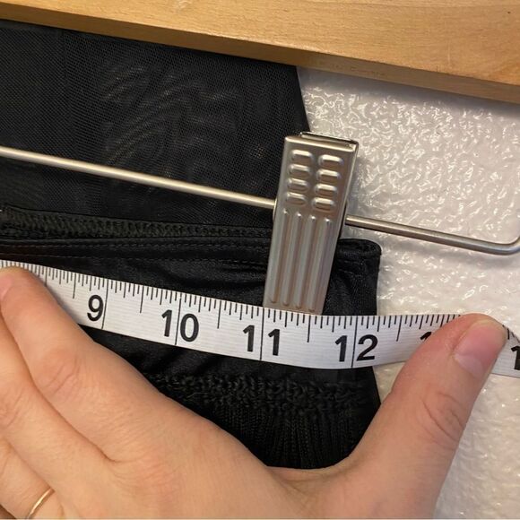 Weissman dance costume fringe 2 piece black Hermann's Boogie 13500 Child MC - Picture 9 of 13